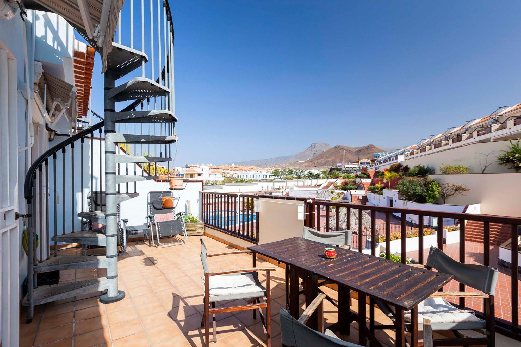 Penthouse El Mirador Los Cristianos Tenerife - Vv Exteriör bild